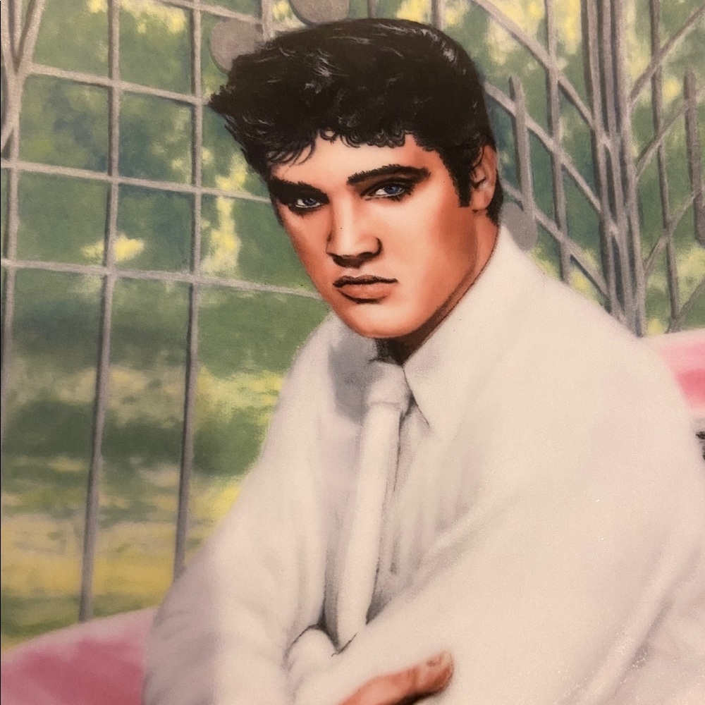 ELvis Emmet Delphi Collectable Plate